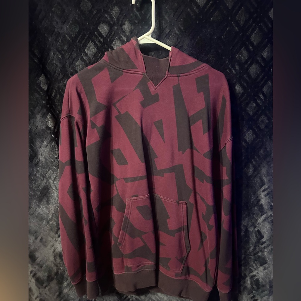 GAP Maroon and Dark Gray Hoodie